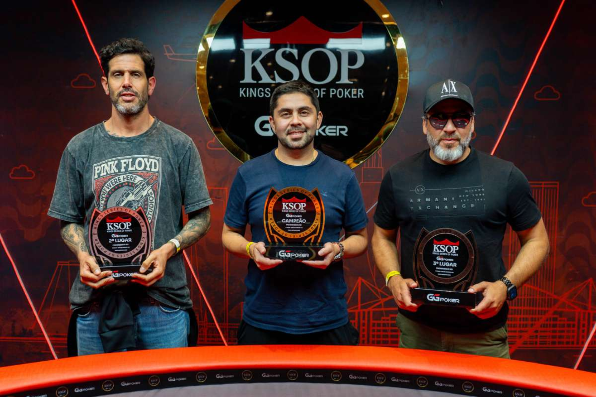 Pódio Progressive KO KSOP GGPoker Rio de Janeiro