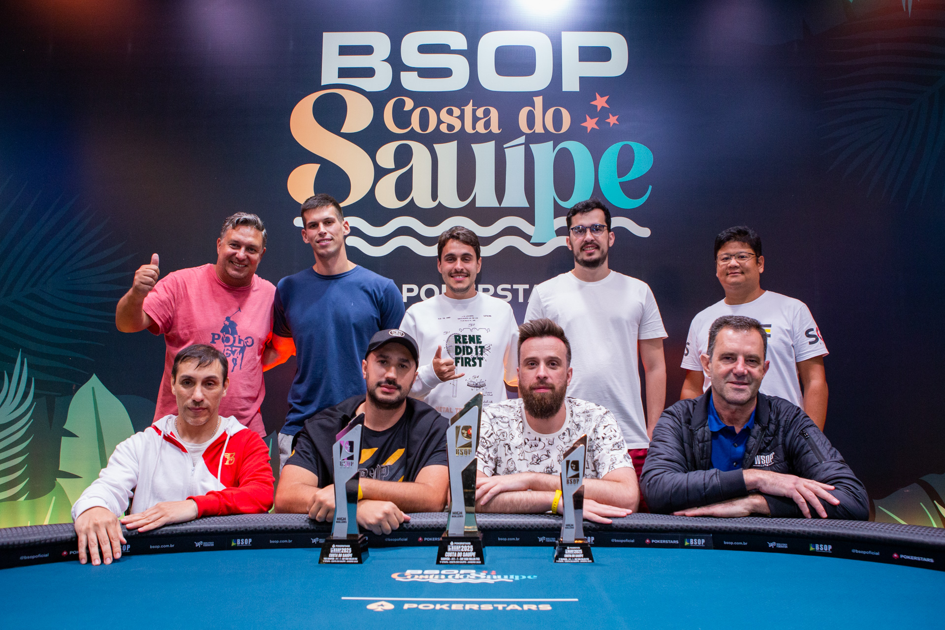 Mesa Final do 1-Day High Roller PKO do BSOP Costa do Sauípe