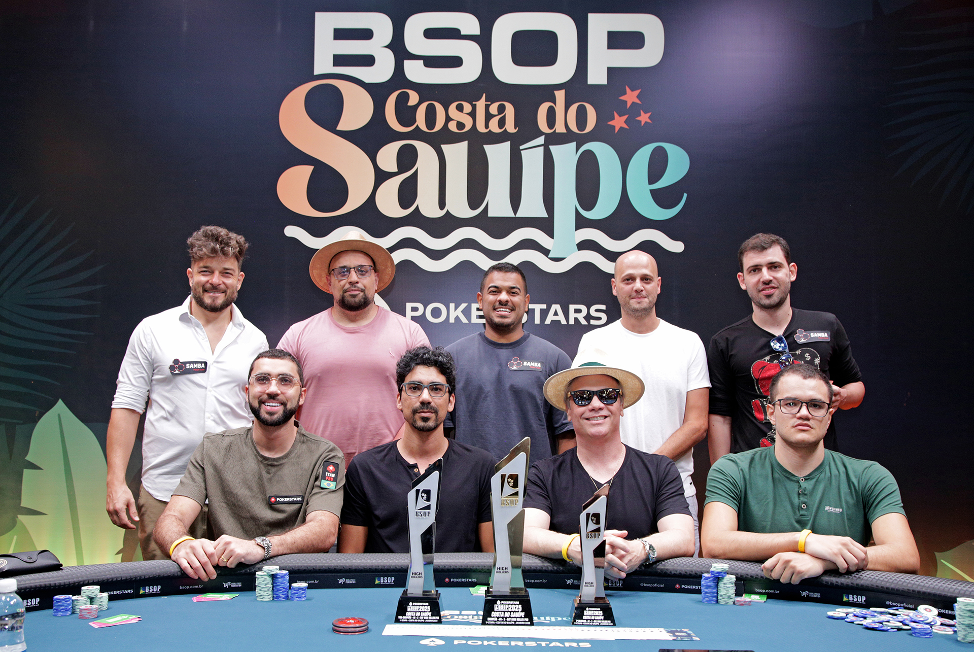 Mesa Final do 2-Day High Roller do BSOP Costa do Sauípe