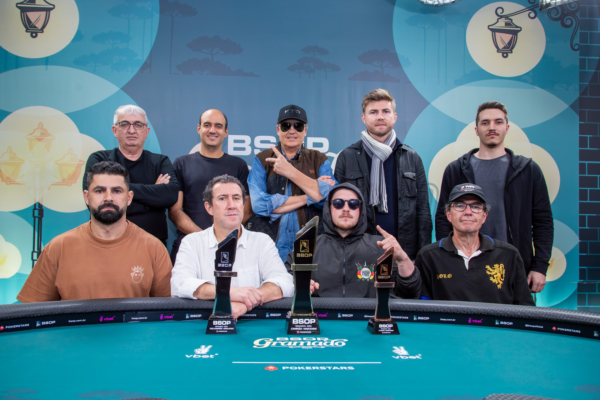 Mesa final Main Event do BSOP Gramado