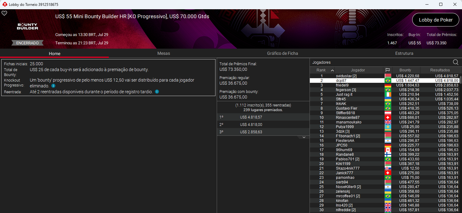 US$ 55 Mini Bounty Builder HR