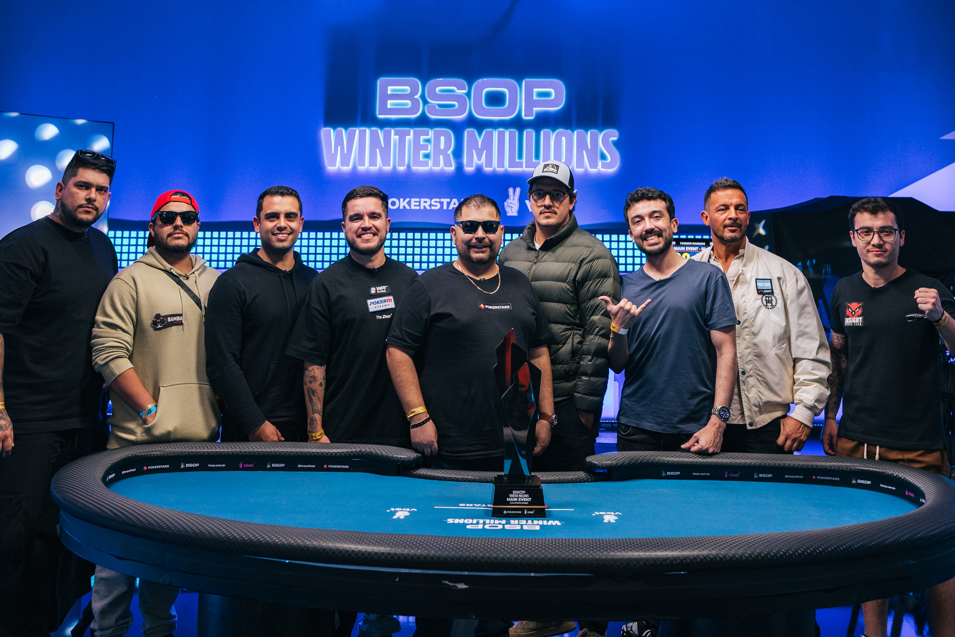 Finalistas do Main Event BSOP Winter Millions 2025