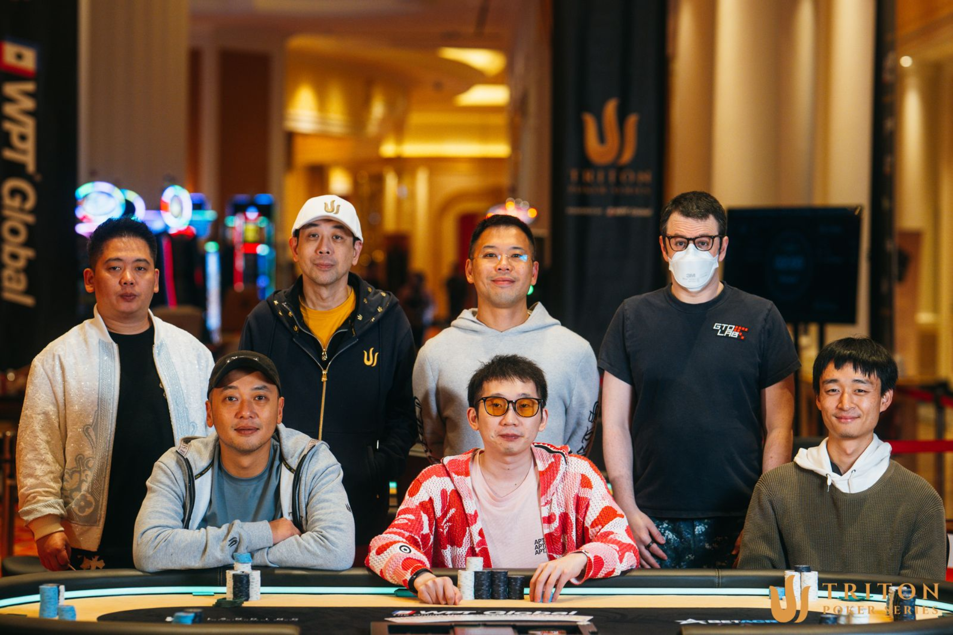 Mesa final do Evento #19 US$ 100.000 Short Deck
