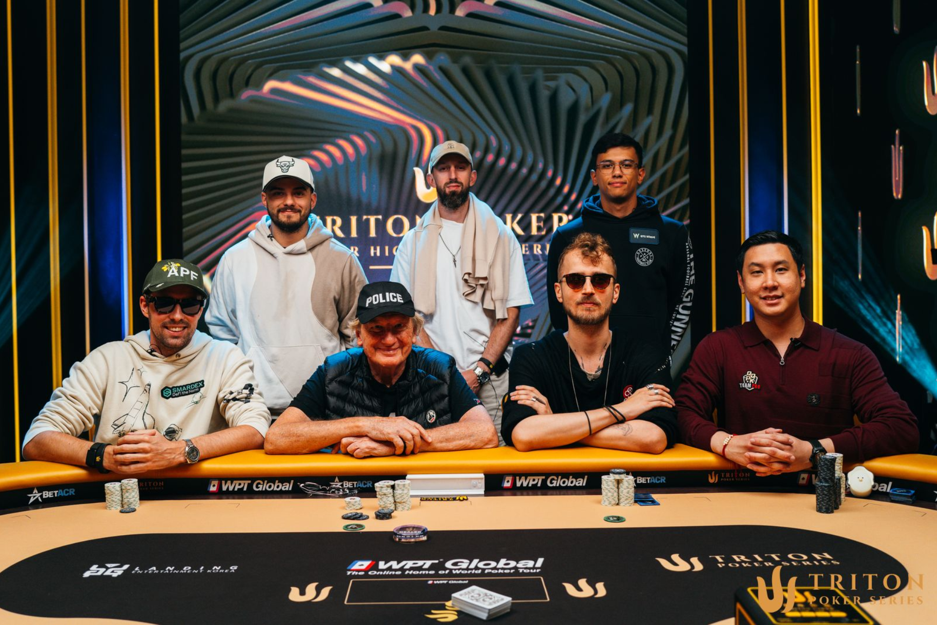 Mesa final do Evento #6 (US$ 50.000 NLH 7-Handed)