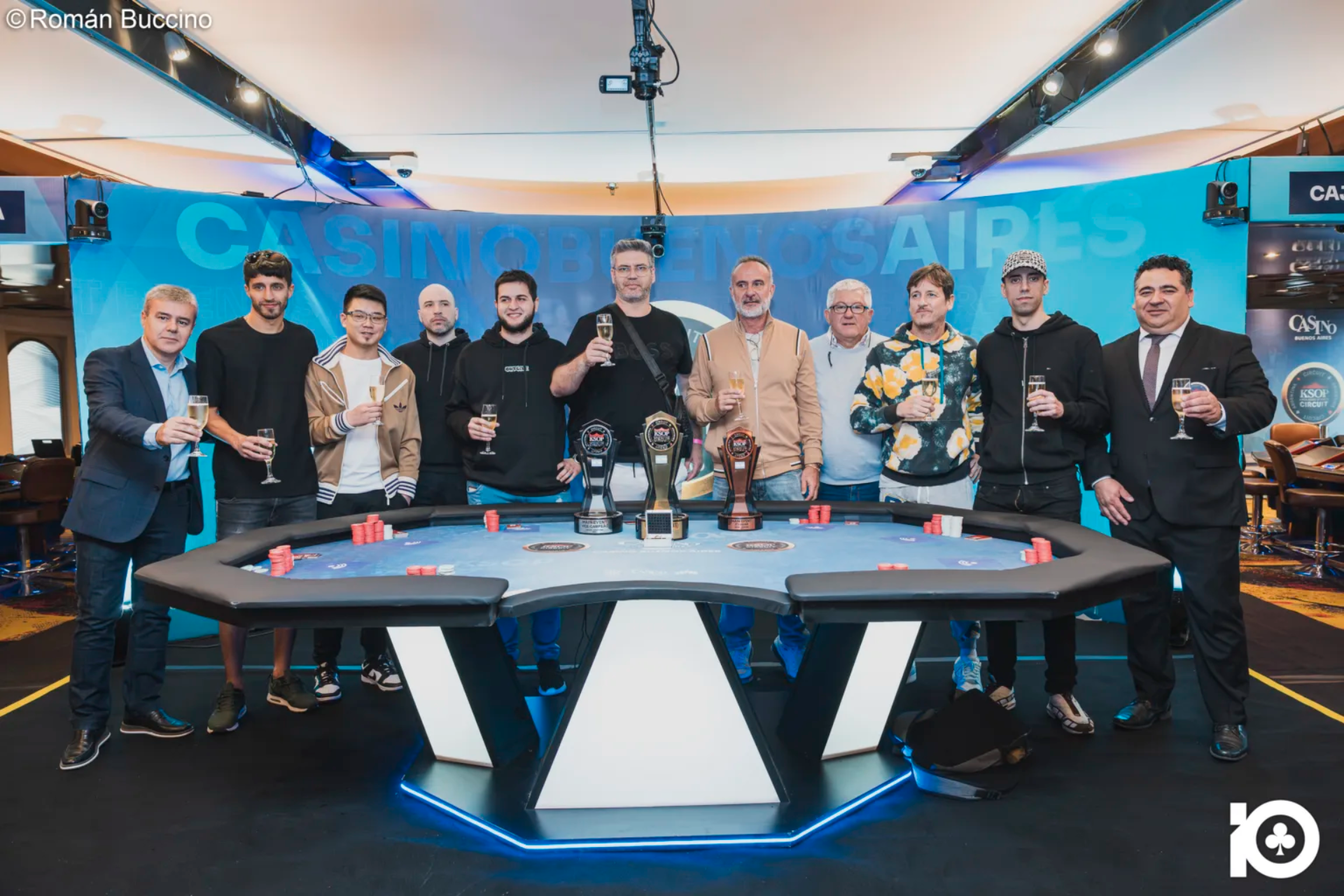 Mesa final do US$ 800 Main Event do KSOP Circuit Buenos Aires