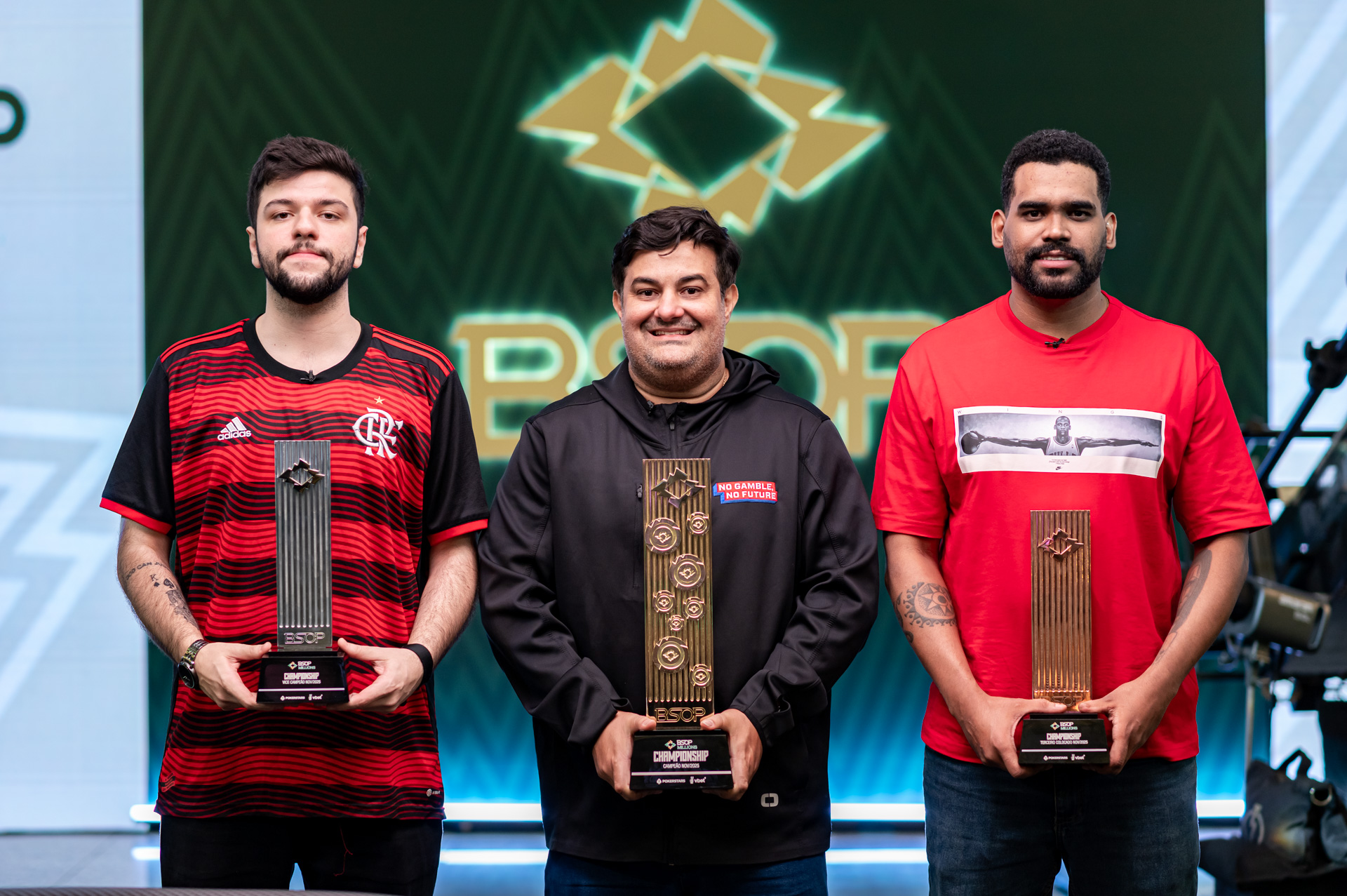 Pódio do BSOP Championship