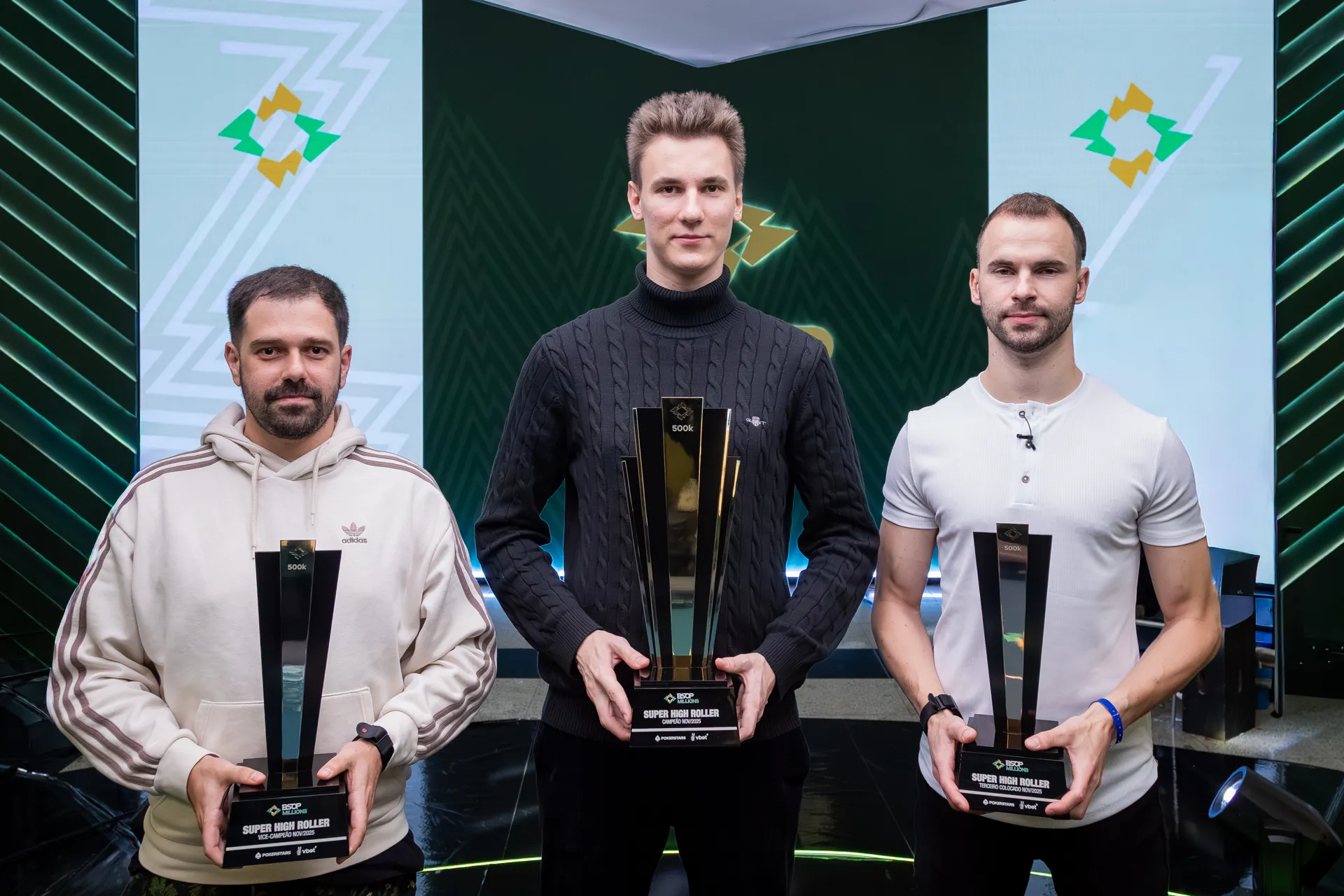 500K SUPER HIGH ROLLER MAIN EVENT - Pódio
