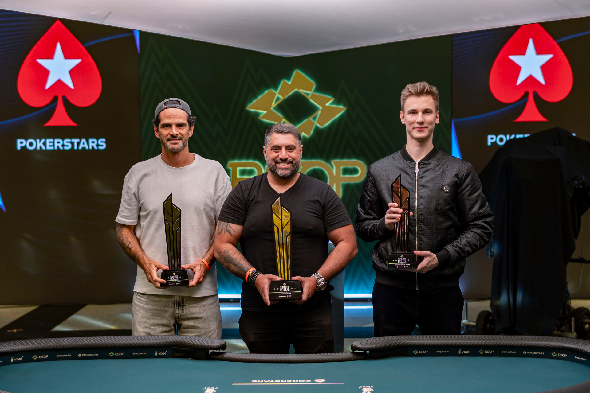 Pódio do 50K Super High Roller One Day