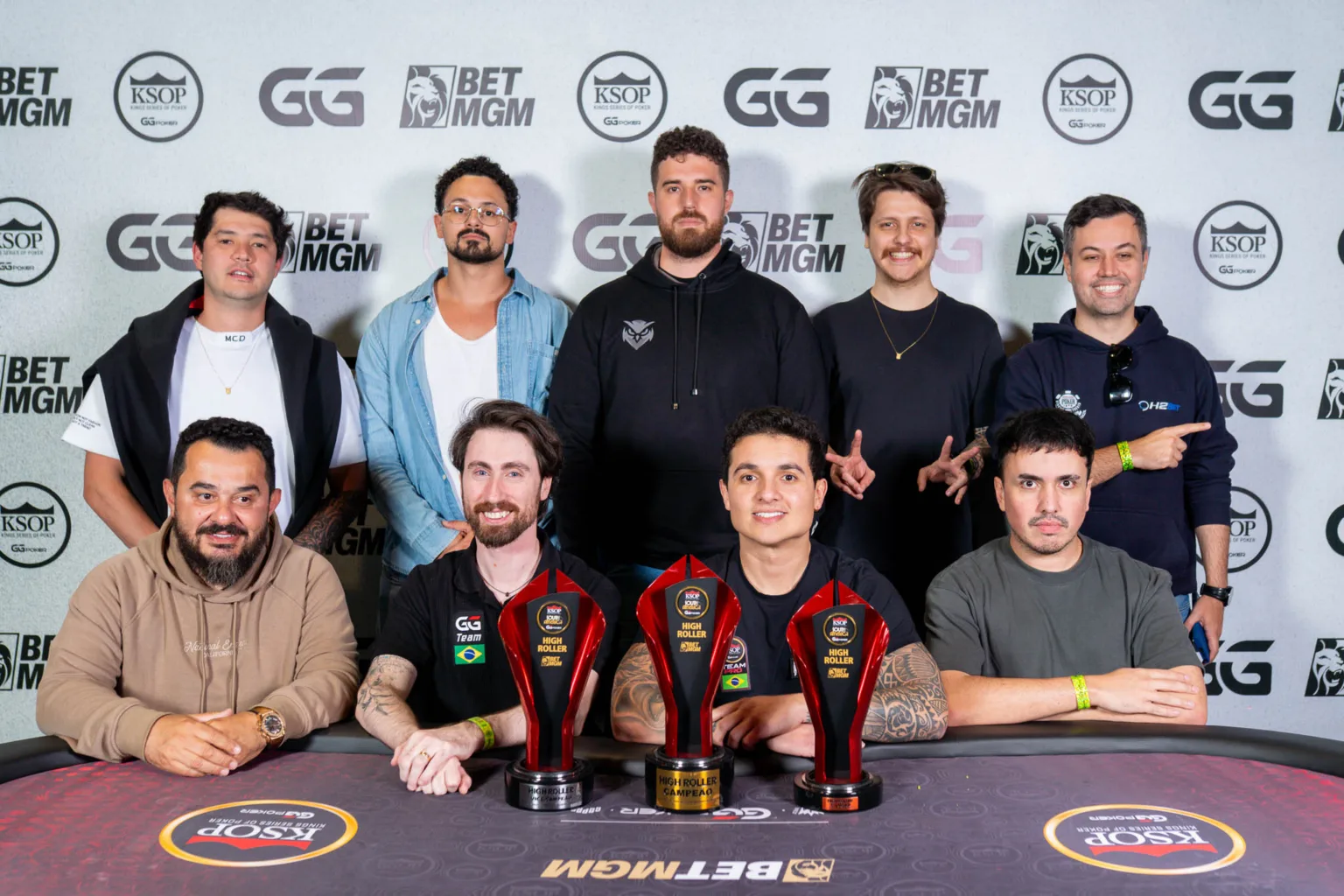 Mesa Final do High Roller do KSOP GGPoker South America