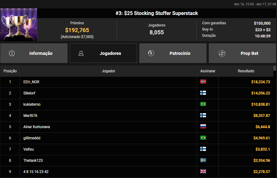 WGS #3 US$ 25 Stocking Stuffer Superstack