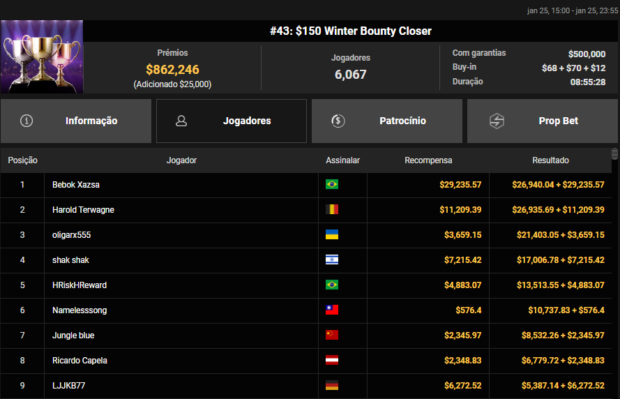 GGMW #43 US$ 150 Winter Bounty Closer