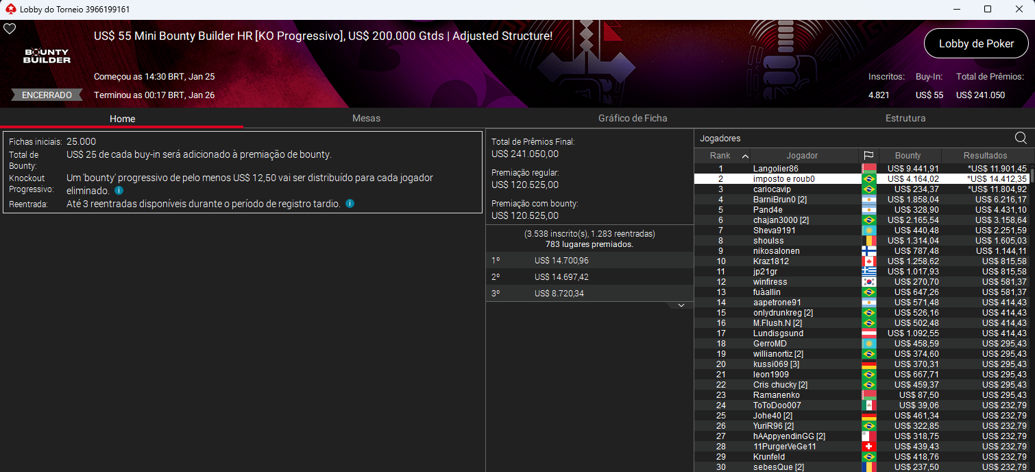 US$ 55 Mini Bounty Builder HR