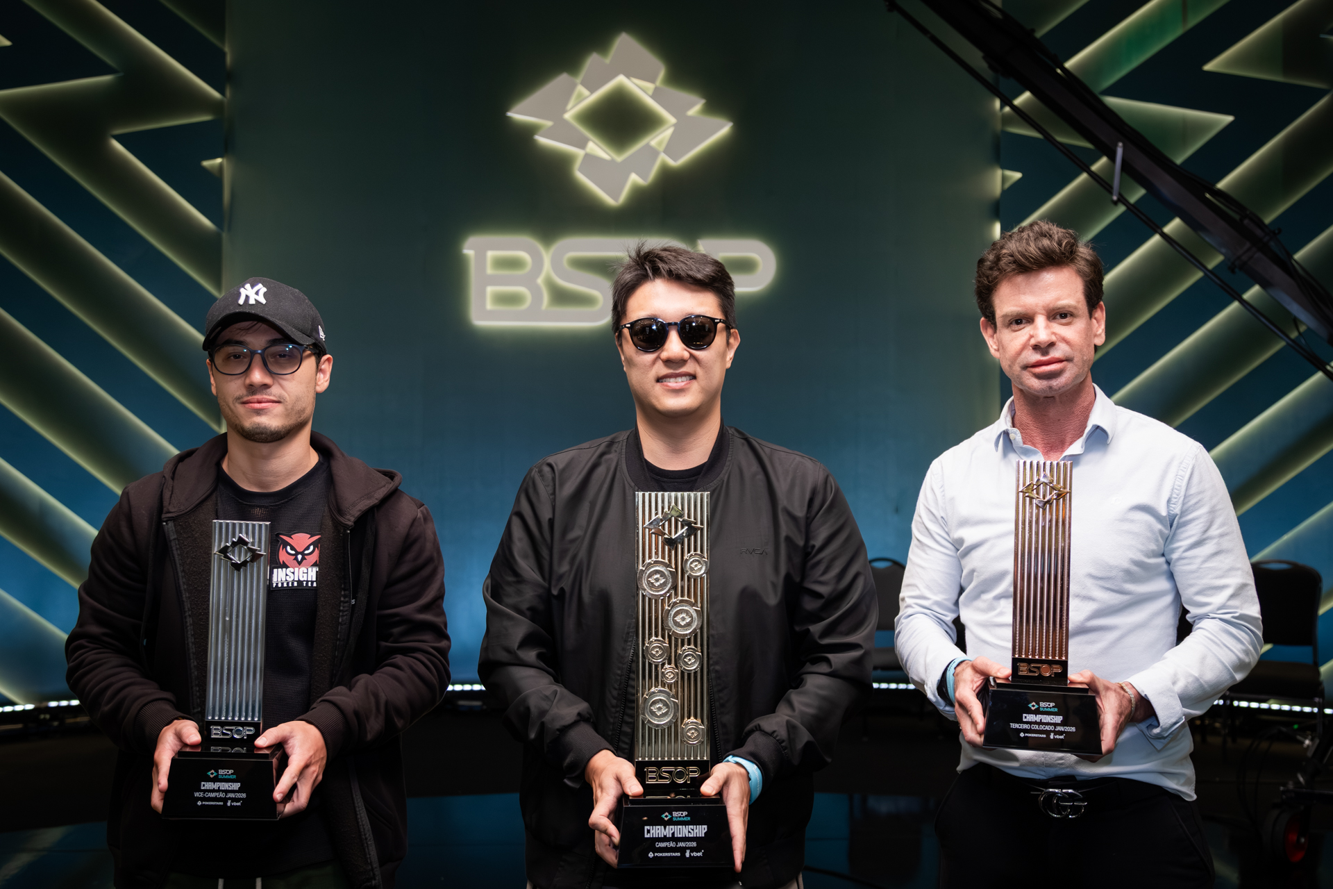 BSOP Summer - pódio BSOP Championship