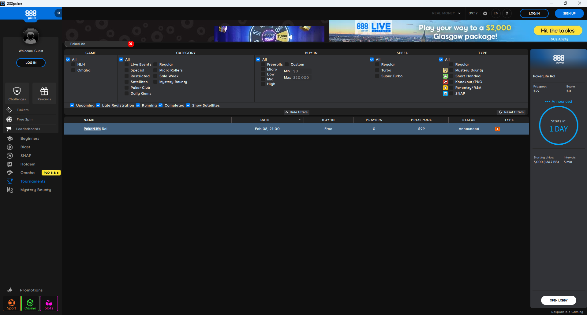 PokerLife Roll 08.02.2026