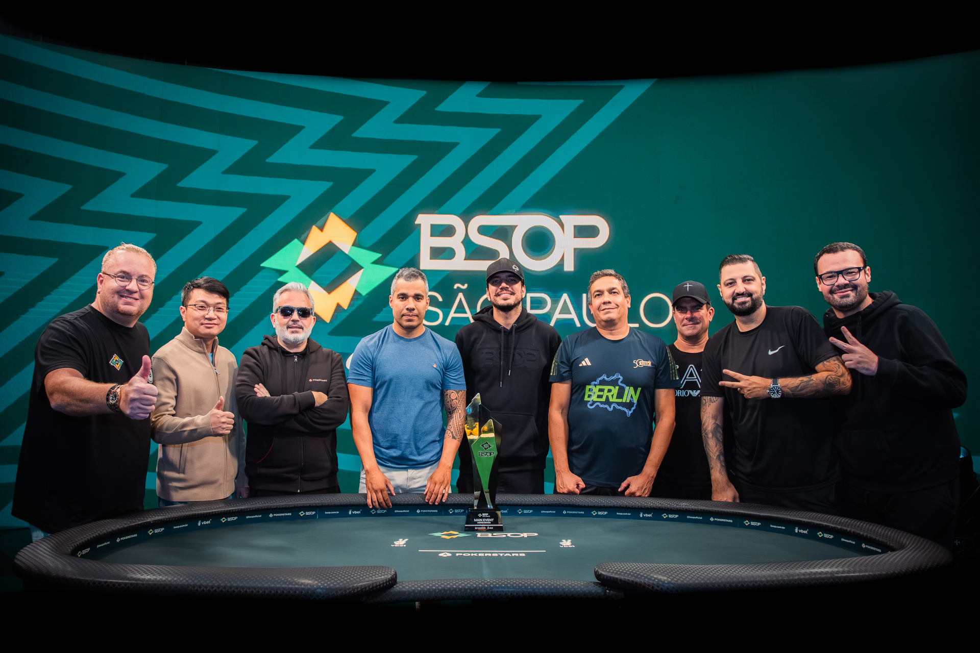 Mesa Final Main Event - BSOP São Paulo