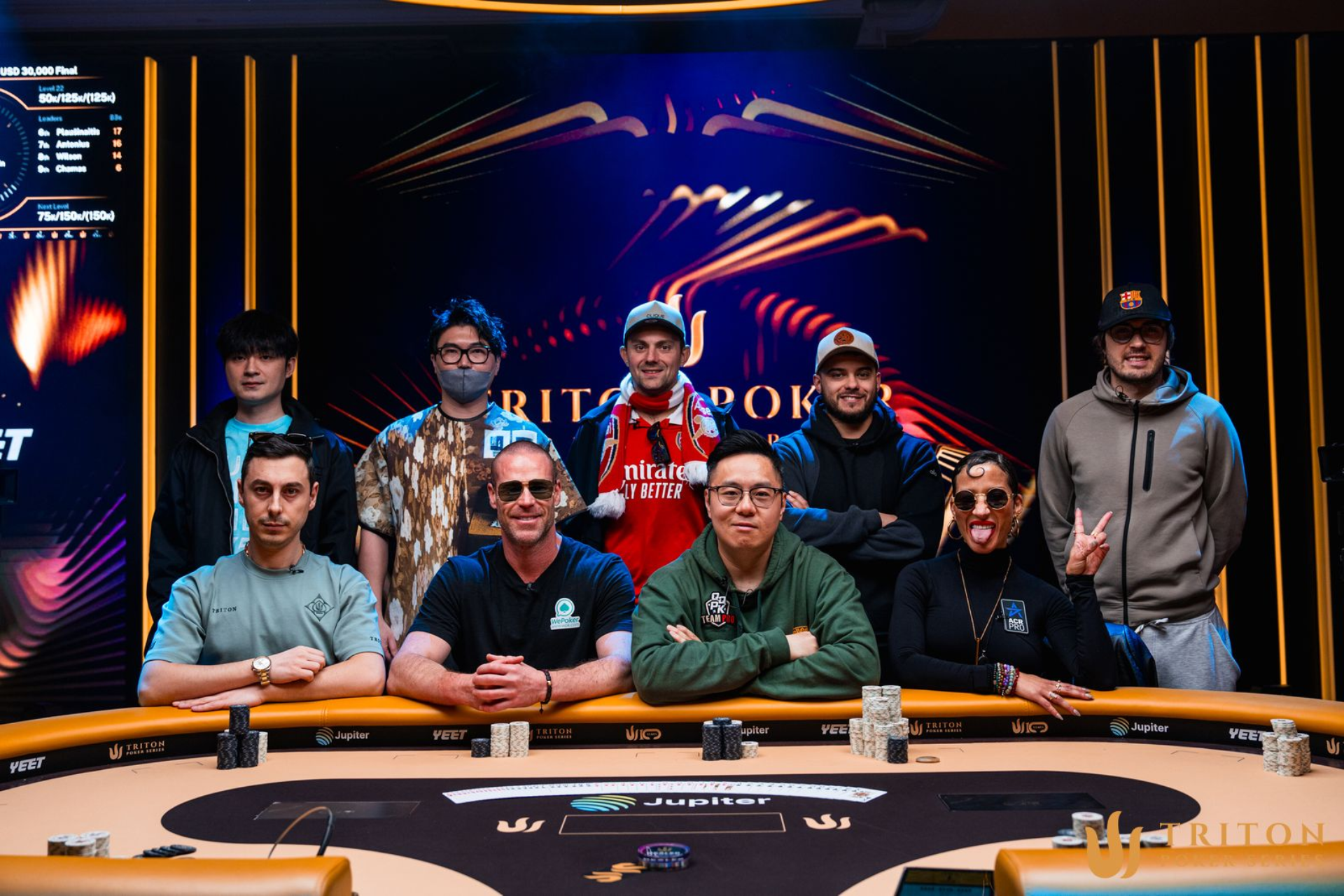 Mesa final do Evento #3 da Triton SHRS Jeju 2026