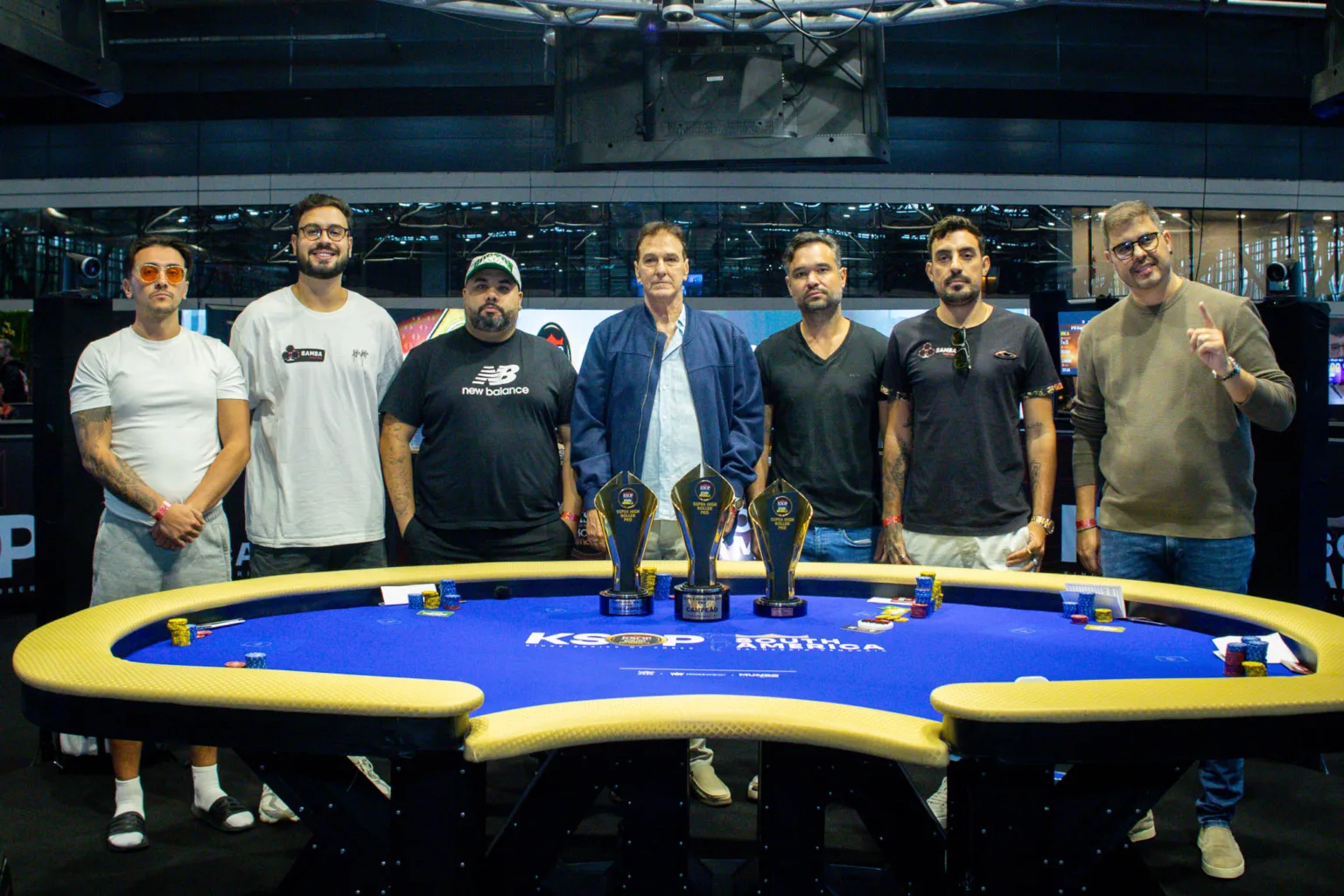Finalistas do Super High Roller PKO do KSOP South America