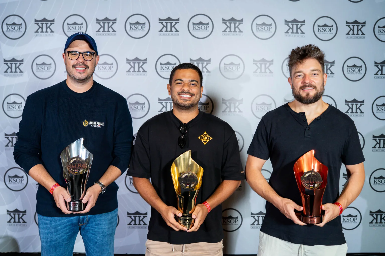 Guilherme Barbosa, Gabriel Tavares e Fabiano Kovalski