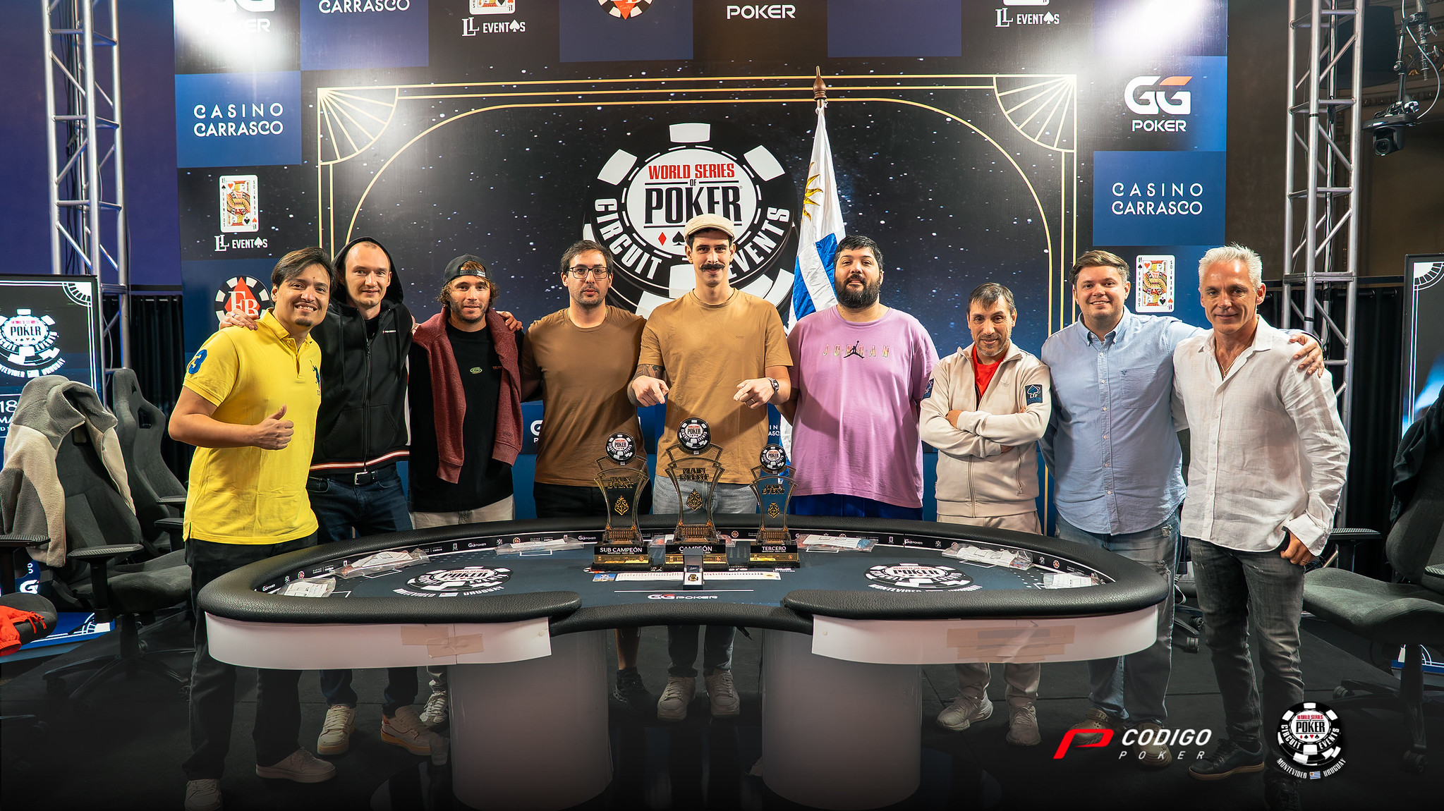 Mesa final - ME WSOPC Montevideu