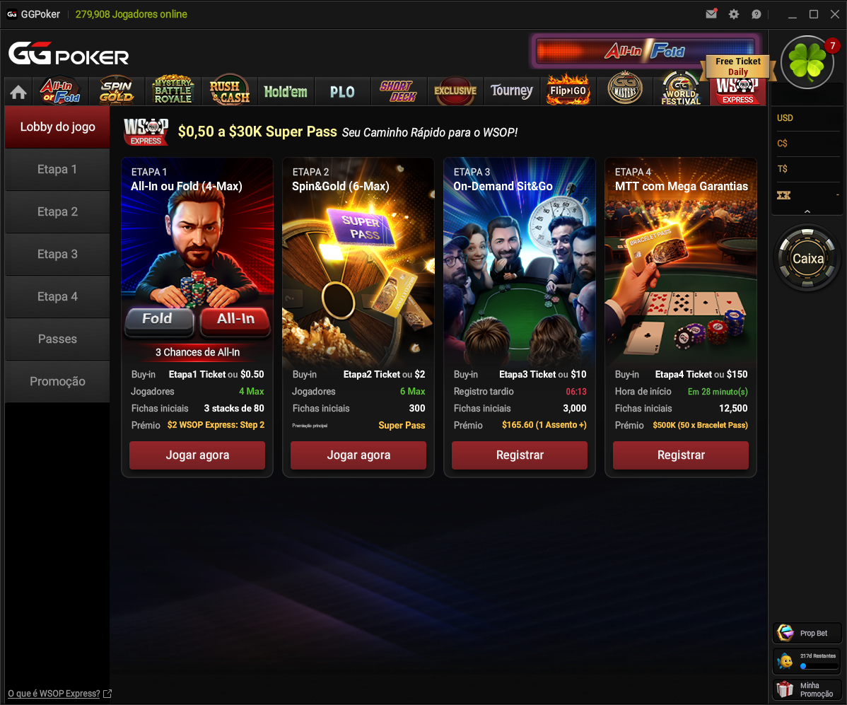 WSOP Express GGPoker
