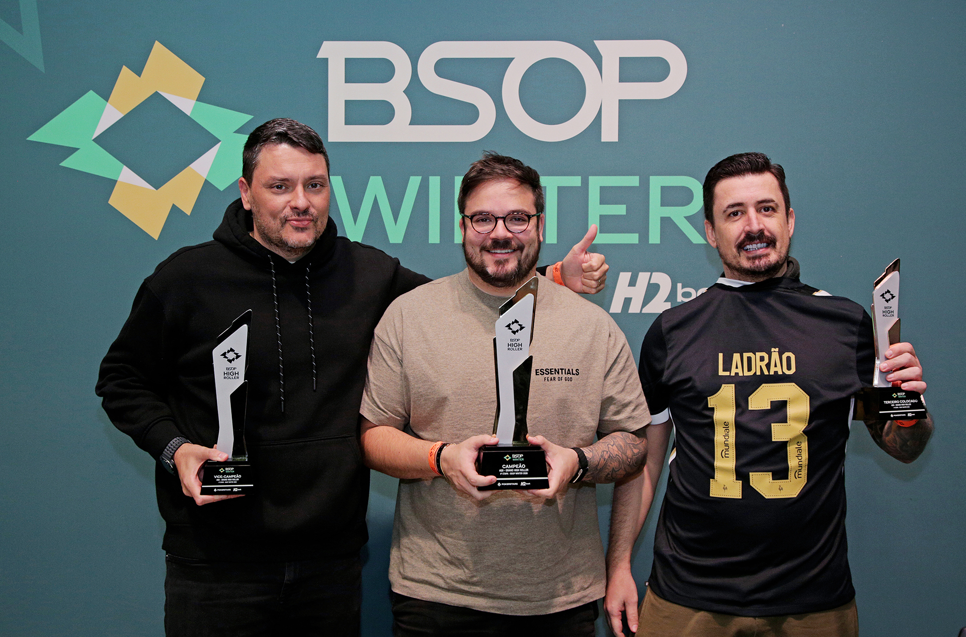 BSOP Winter - pódio Grand High Roller