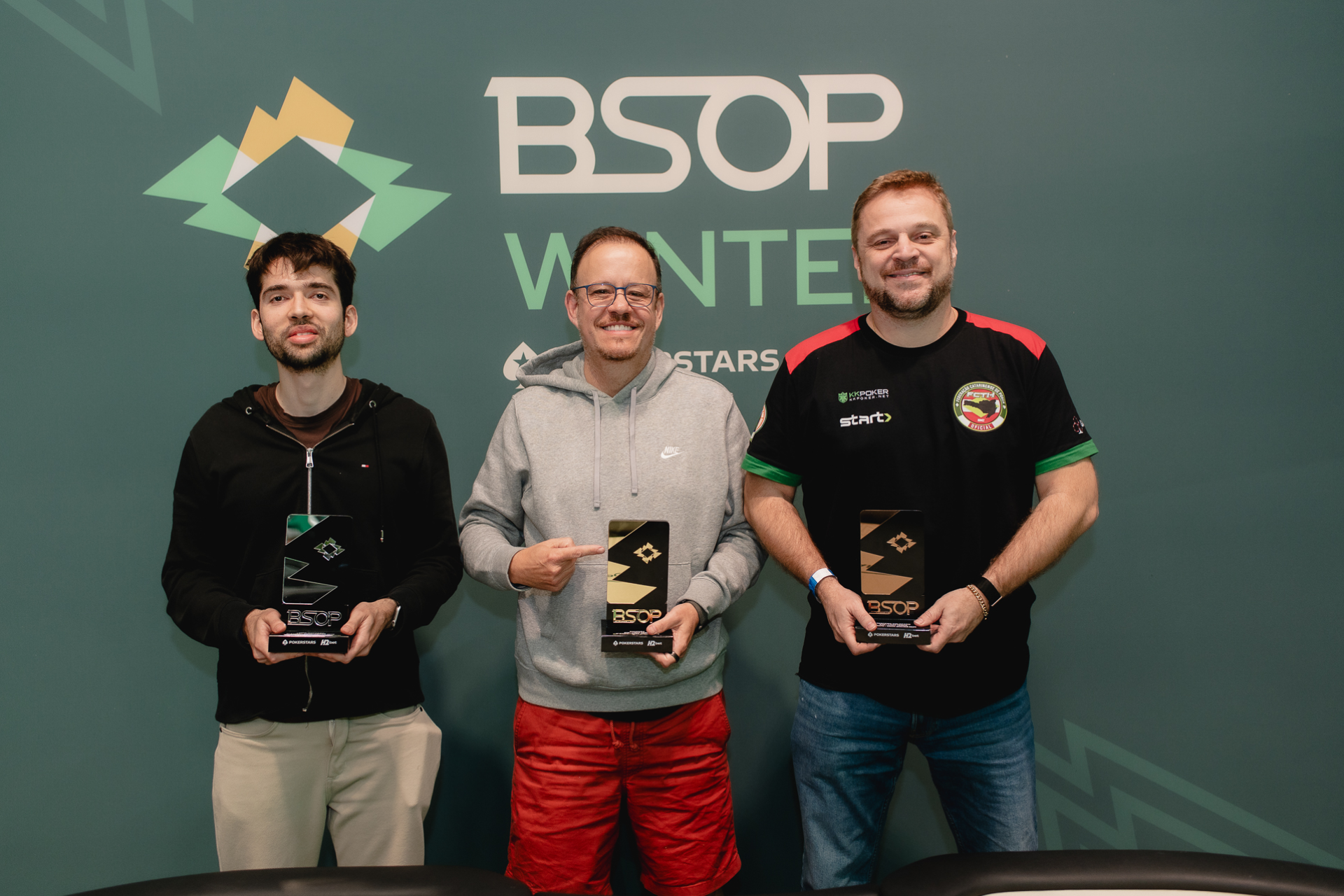Pódio Evento #30 do BSOP Winter 2026