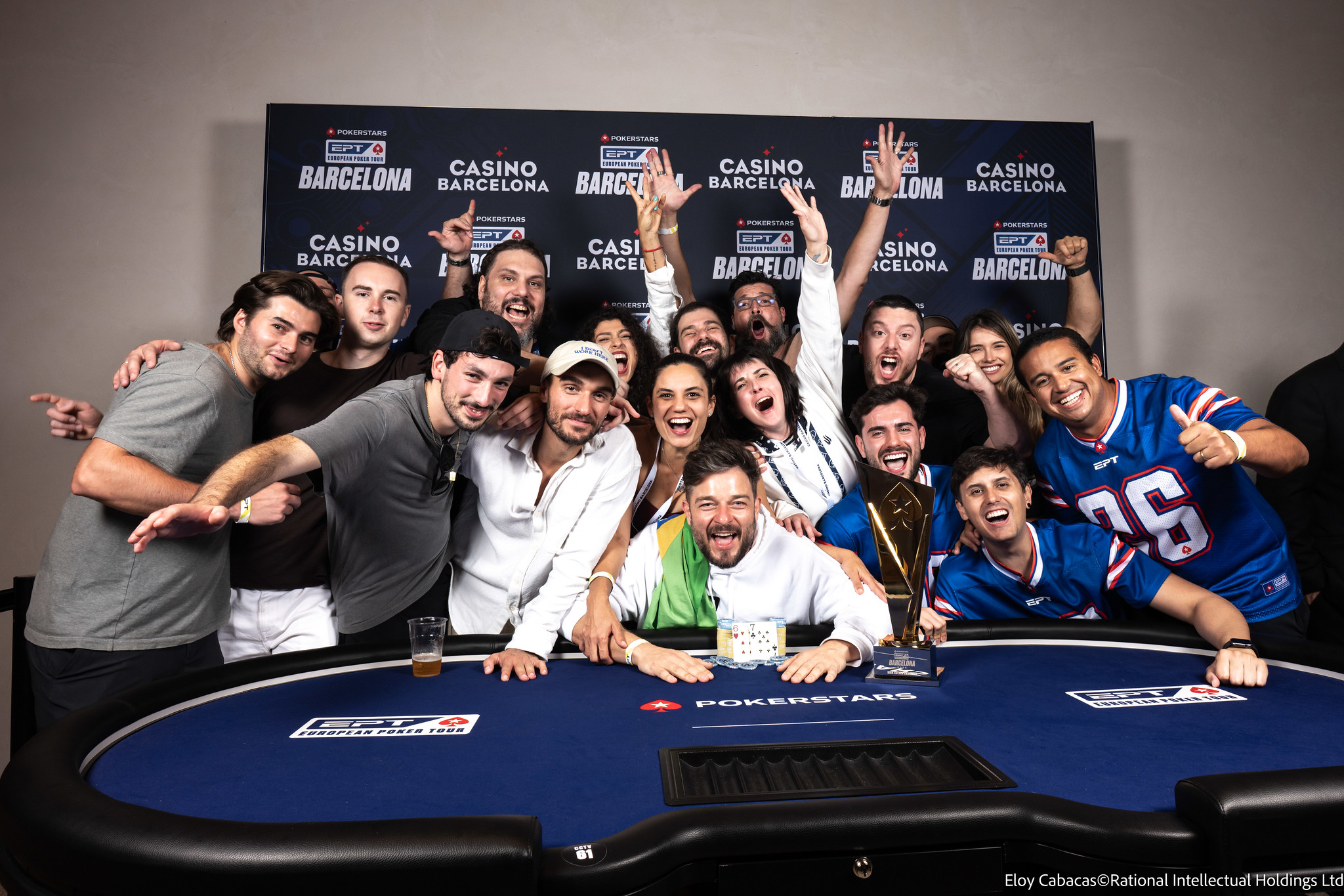 Fabiano Kovalski campeão EPT High Roller Barcelona - Eloy Cabacas