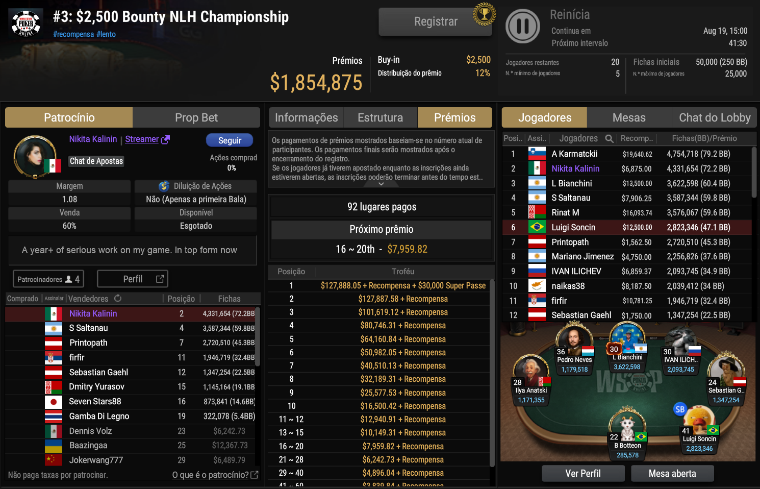 GGPoker WSOP Online #3 18ago26