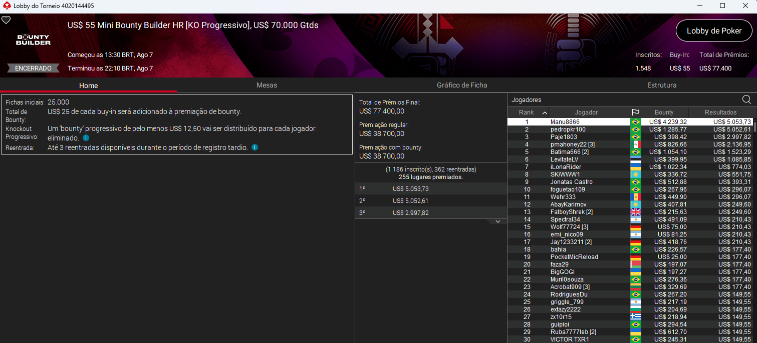 US$ 55 Mini Bounty Builder HR