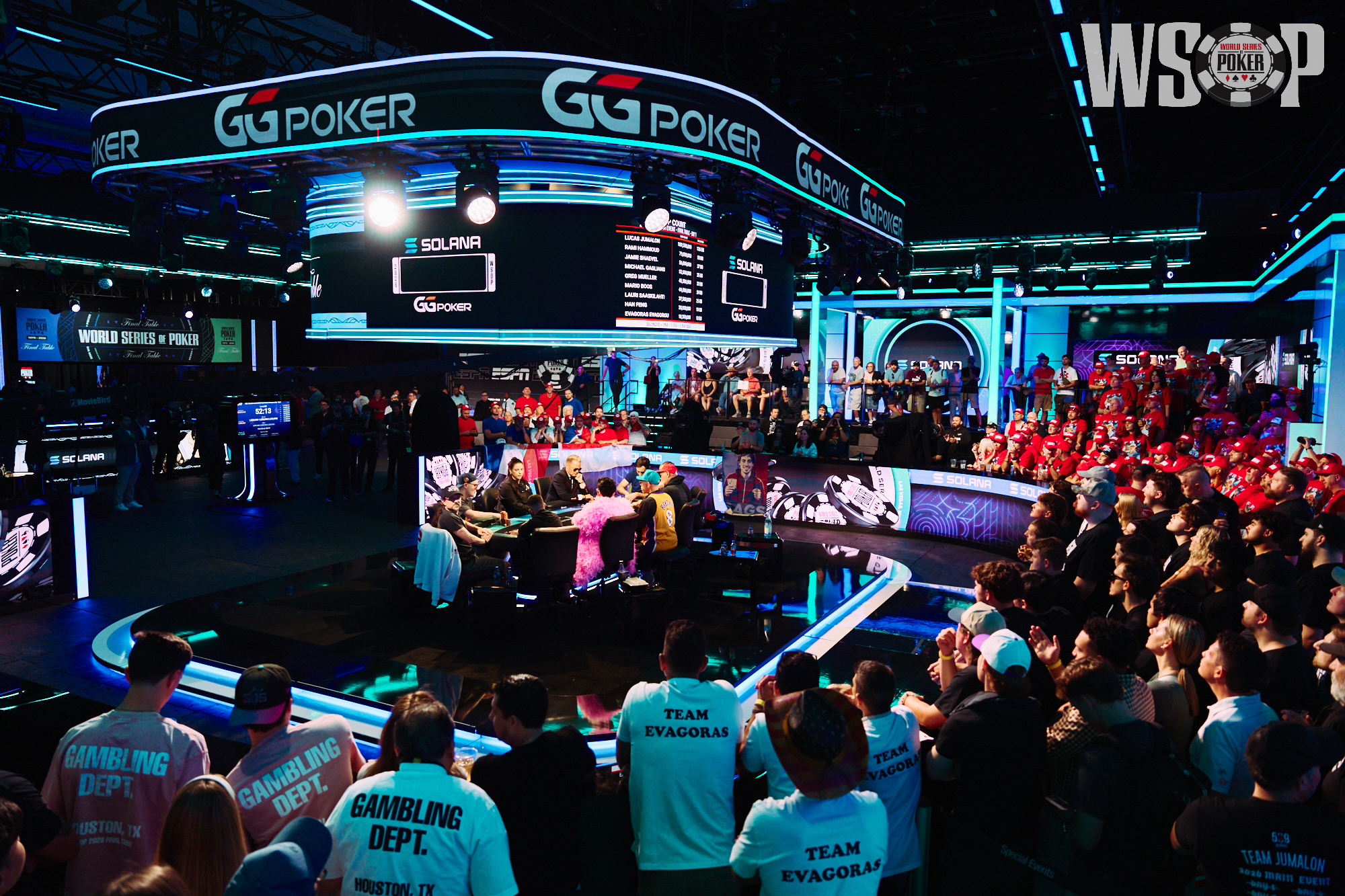 Mesa Final do Main Event da WSOP 2026