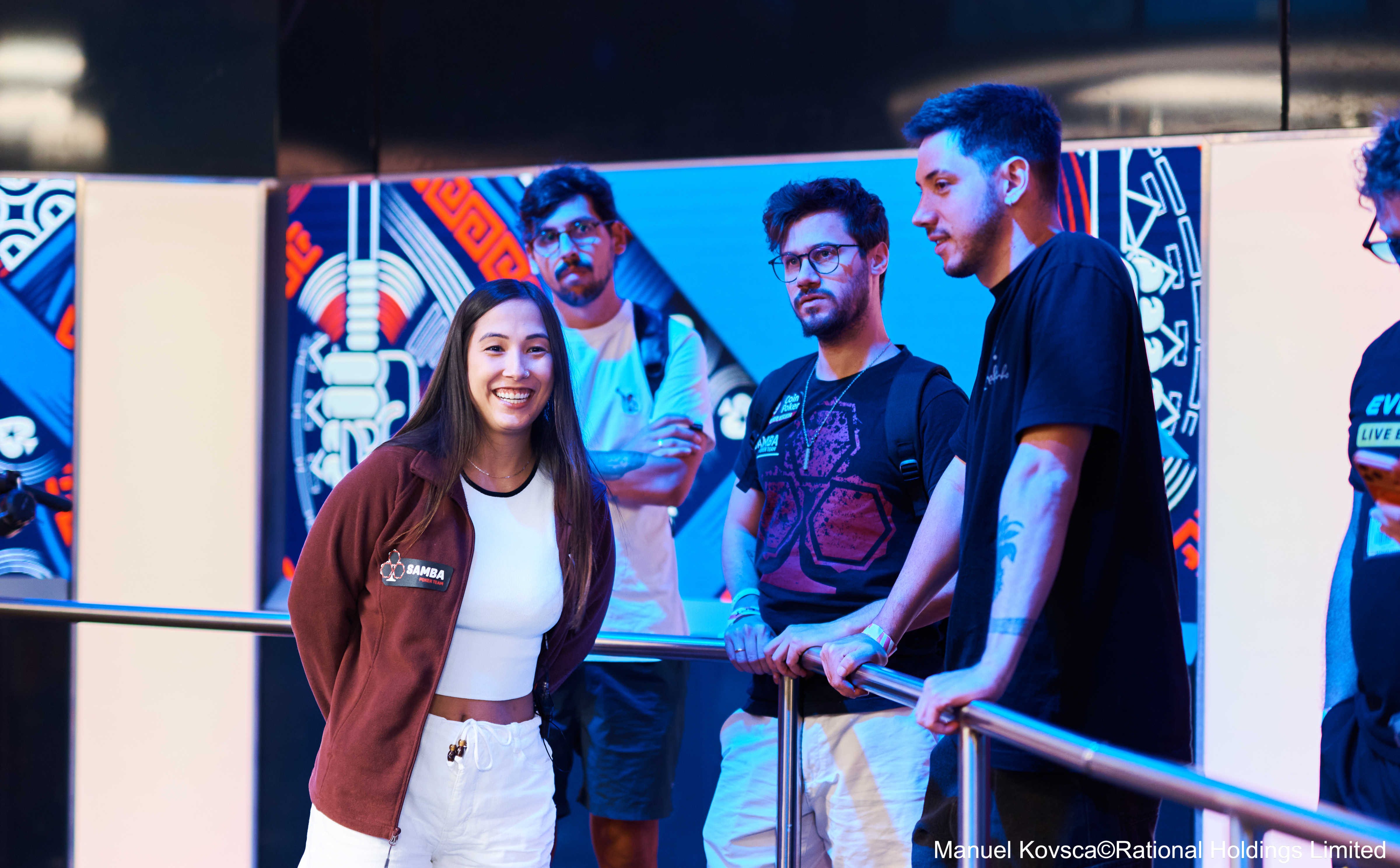 Bárbara Akemi, com Raffael Brum, Kelvin Kerber e Gabriel Silva - Manuel Kovsca